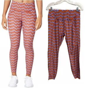 JANJI L 7/8 groundworks woman pixel orange-purple camo mid-rise athletic legging